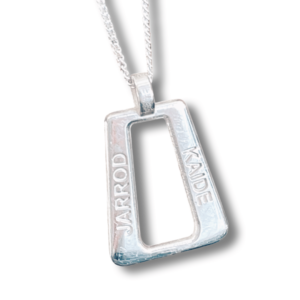 Uneik Jewellery - fingerprint name handprint footprint pawprint pet memorial keepsake gift 9ct gold sterling silver Melbourne Australia unique