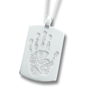 personalised jewellery that features your loved ones handprint, footprint, fingerprint, name or a special moment. Create a beautiful keepsake or a memory piece of unique jewelry.
