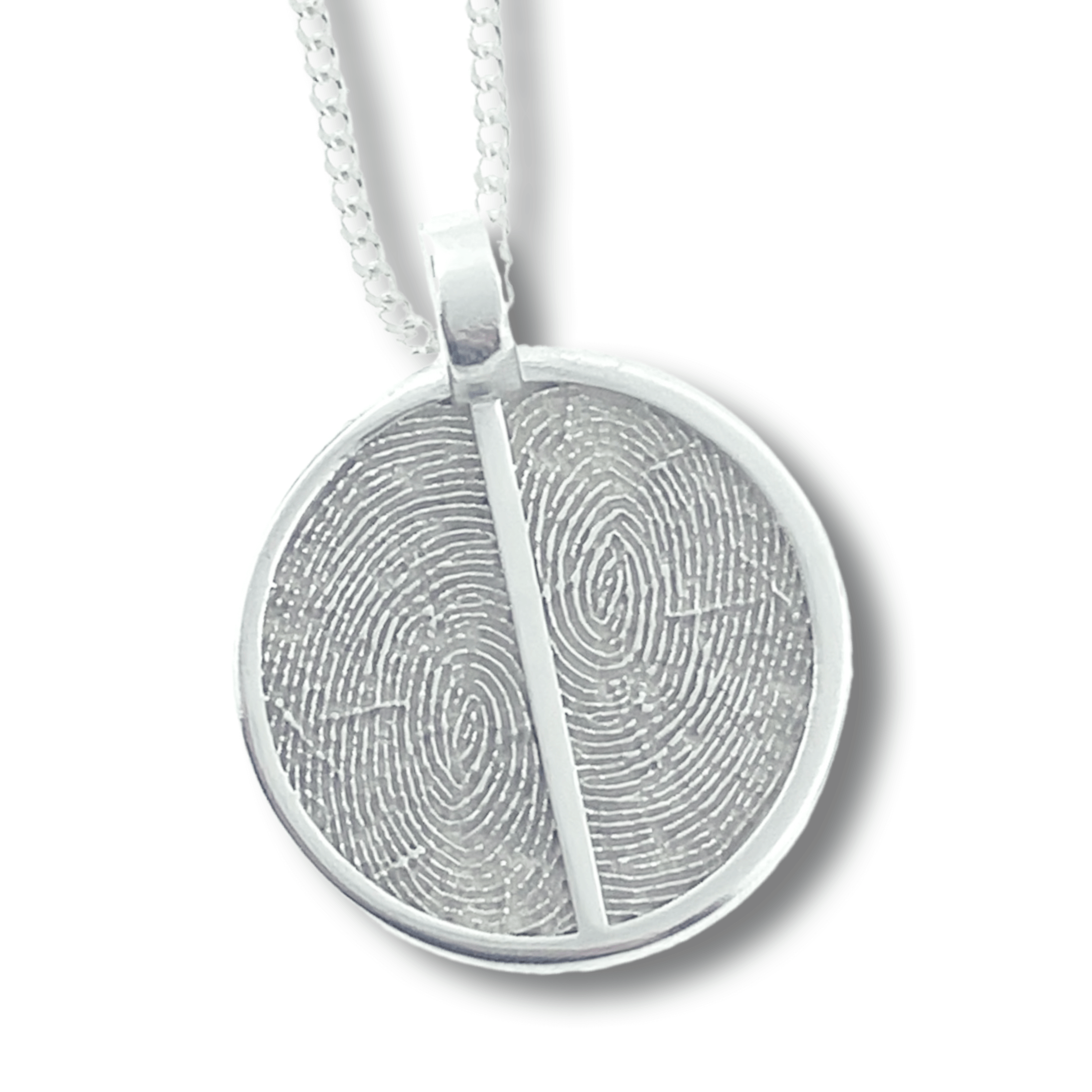 Pendant store with fingerprint