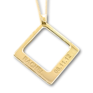 Uneik Jewellery - fingerprint name handprint footprint pawprint pet memorial keepsake gift 9ct gold sterling silver Melbourne Australia unique