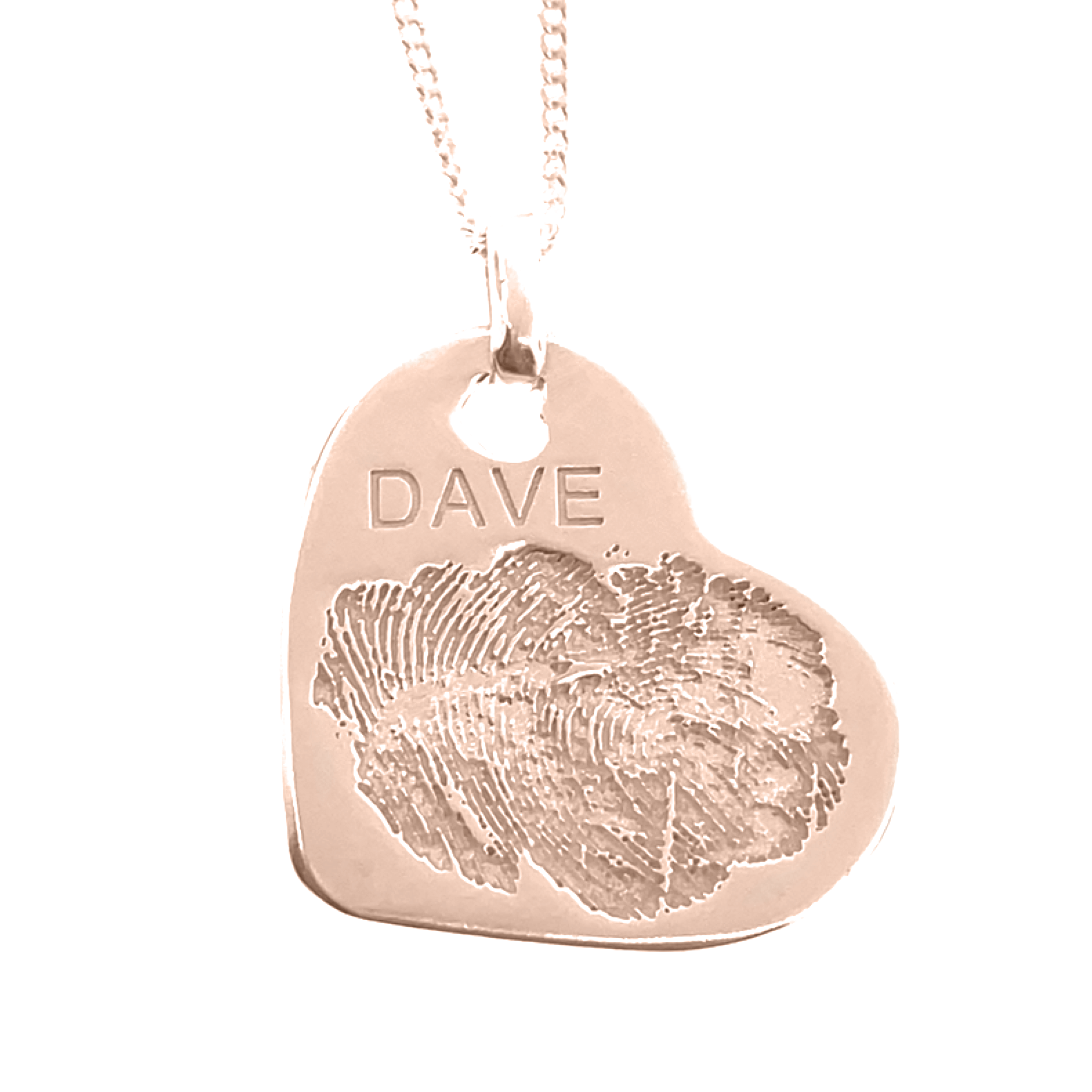 Fingerprint cheap jewellery keepsake