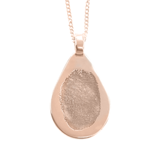 Uneik Jewellery - fingerprint name handprint footprint pawprint pet memorial keepsake gift 9ct gold sterling silver Melbourne Australia unique