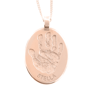 Uneik Jewellery - fingerprint name handprint footprint pawprint pet memorial keepsake gift 9ct gold sterling silver Melbourne Australia unique