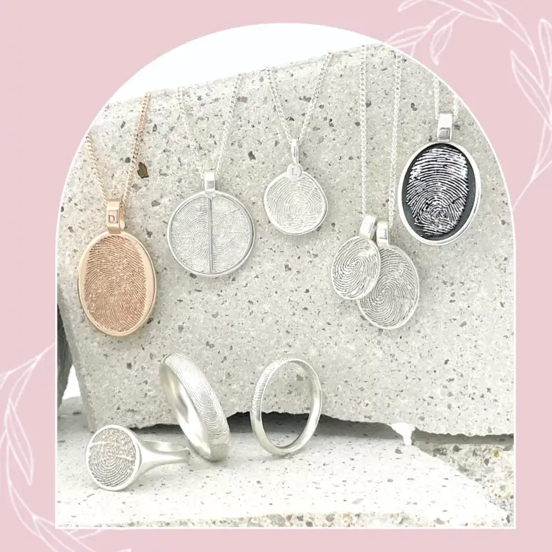 Uneik Fingerprint Jewellery Collection