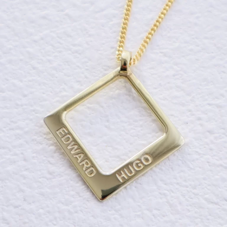 name jewellery square 9ct gold