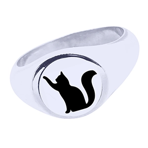 ashes memorial jewellery ring for cat cremation